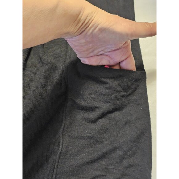 Athleta Pranayama Restore Rib WrapNirvana BLACK Cardigan Sweater Women's XS Boho - Picture 6 of 9